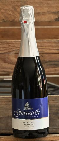 <br>Artikel-Nr.: S22204/0,75l<br><br>Pinot Blanc Deutscher Sekt  trocken 0,75l<br>